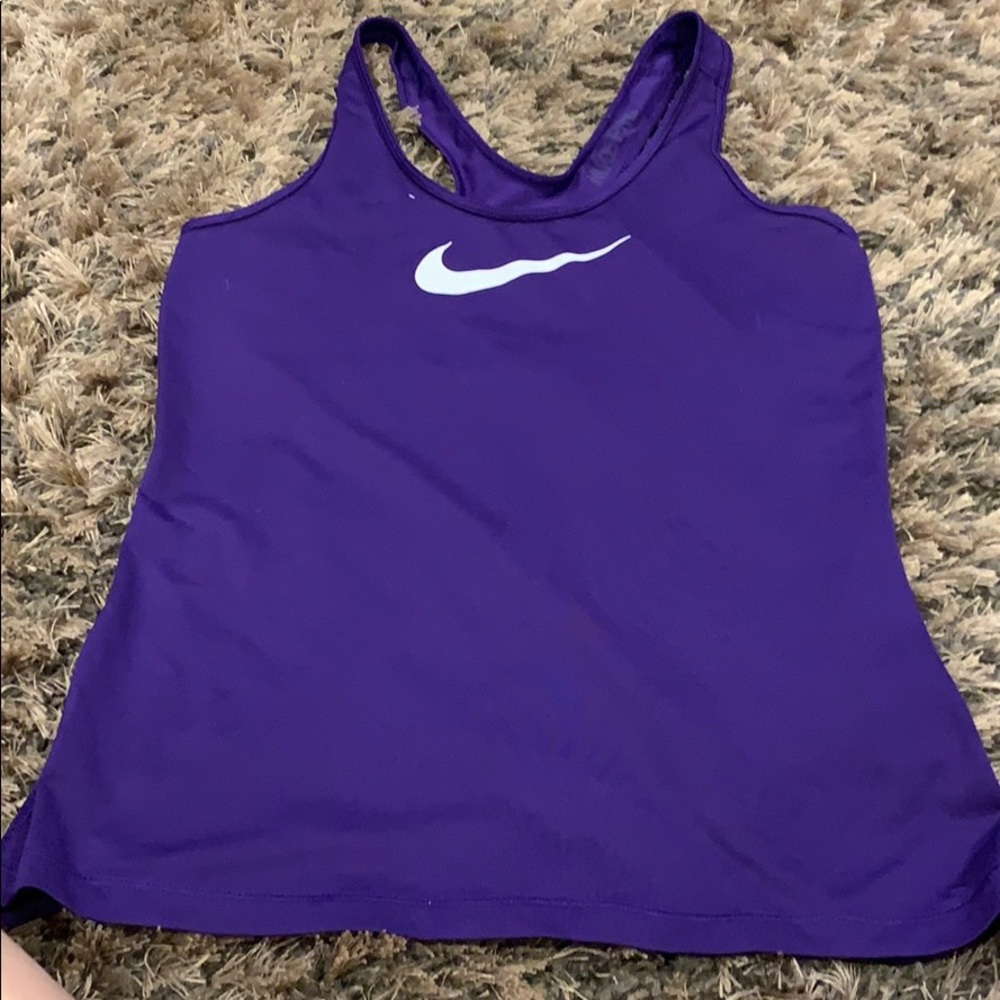 Nike racer back work out tank